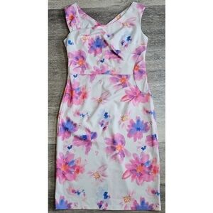 NWT Belle Poque Retro Ruched Floral Dress